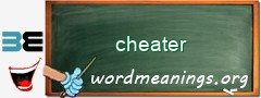 WordMeaning blackboard for cheater